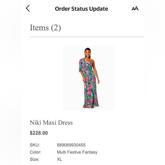 Lilly Pulitzer Niki Maxi Dress - XL - Picture 5 of 9